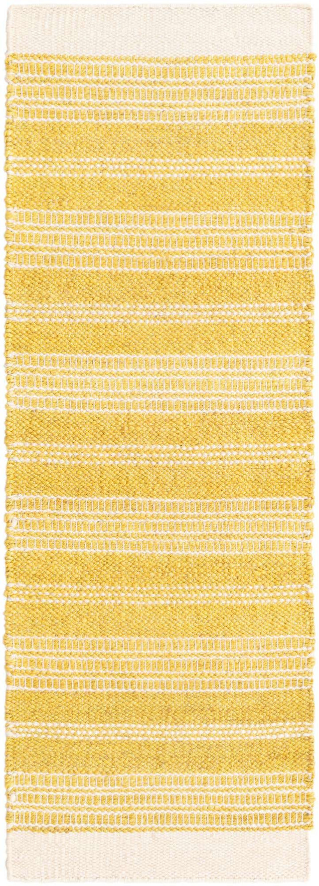 Sunshine Yellow 2' x 6' 1 Lariat Runner Area Rug All Natural Jute & Wool With Cotton Backing Premium Carpet for Living Rooms, Dining, Office for Sale at Rug Engine