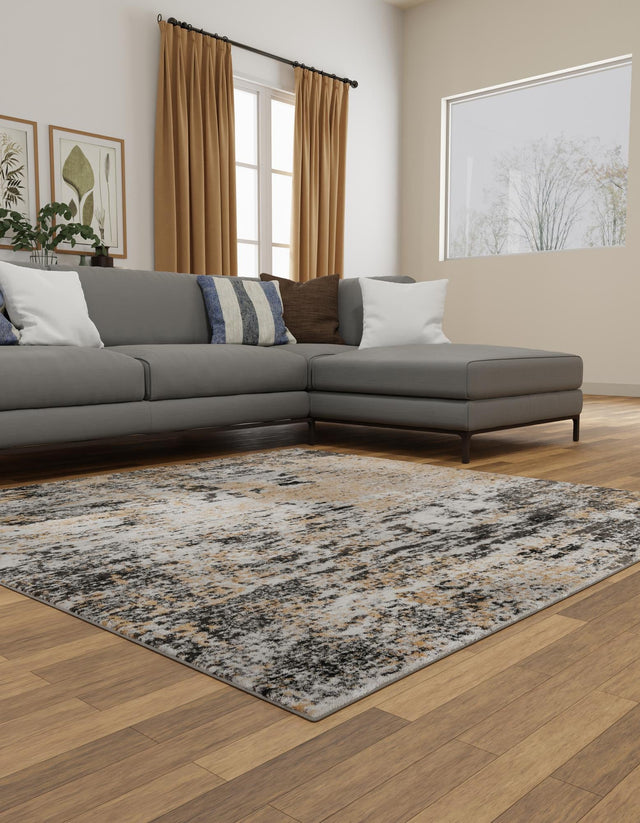 Beige 7' 10 x 7' 10 Leipzig Square Area Rug 75% Polypropylene & 25% Polyester Modern Contemporary Carpet for Kitchens, Bedroom, Living Room Home Decor for Sale at Rug Engine