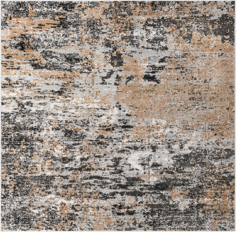 Beige 7' 10 x 7' 10 Leipzig Square Area Rug 75% Polypropylene & 25% Polyester Modern Contemporary Carpet for Kitchens, Bedroom, Living Room Home Decor for Sale at Rug Engine