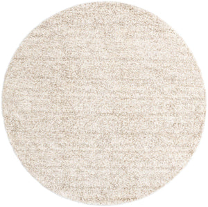 Ivory 7' 1 x 7' 1 Hygge Shag Round Area Rug Thick Soft Touch Fluffy & Plush Shaggy Pile 100% Polypropylene With Jute Backing Modern Carpet for Sale at Rug Engine