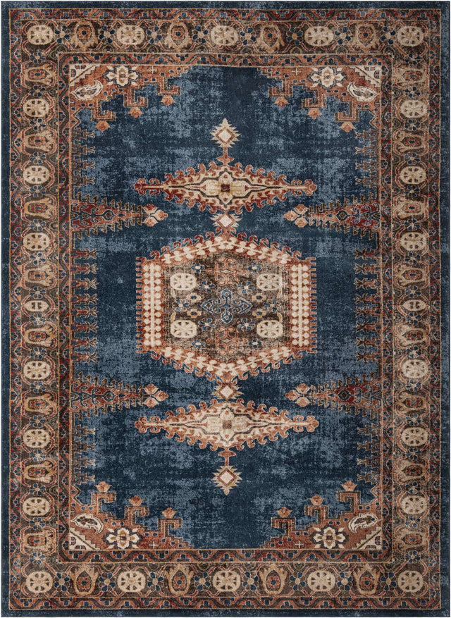 Blue 10' x 14' 1 Utopia Rectangle Area Rug Traditional Vintage Persian Inspired Vivid Color Durable Carpet for Unique Interiors for Sale at Rug Engine