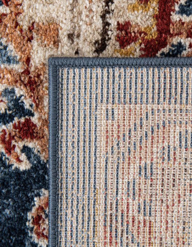 Blue 5' 3 x 5' 3 Utopia Square Area Rug Traditional Vintage Persian Inspired Vivid Color Durable Carpet for Unique Interiors for Sale at Rug Engine