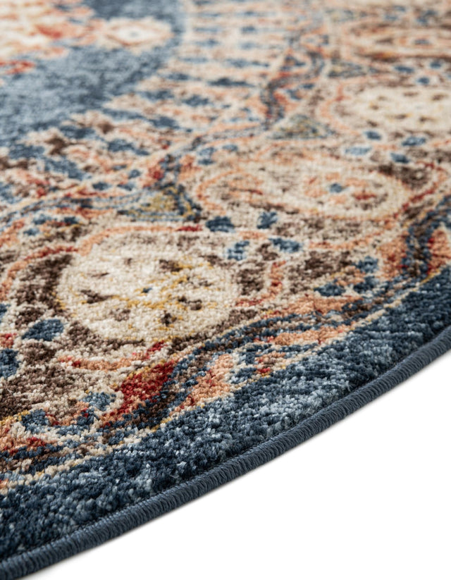 Blue 3' 3 x 5' 3 Utopia Oval Area Rug Traditional Vintage Persian Inspired Vivid Color Durable Carpet for Unique Interiors for Sale at Rug Engine