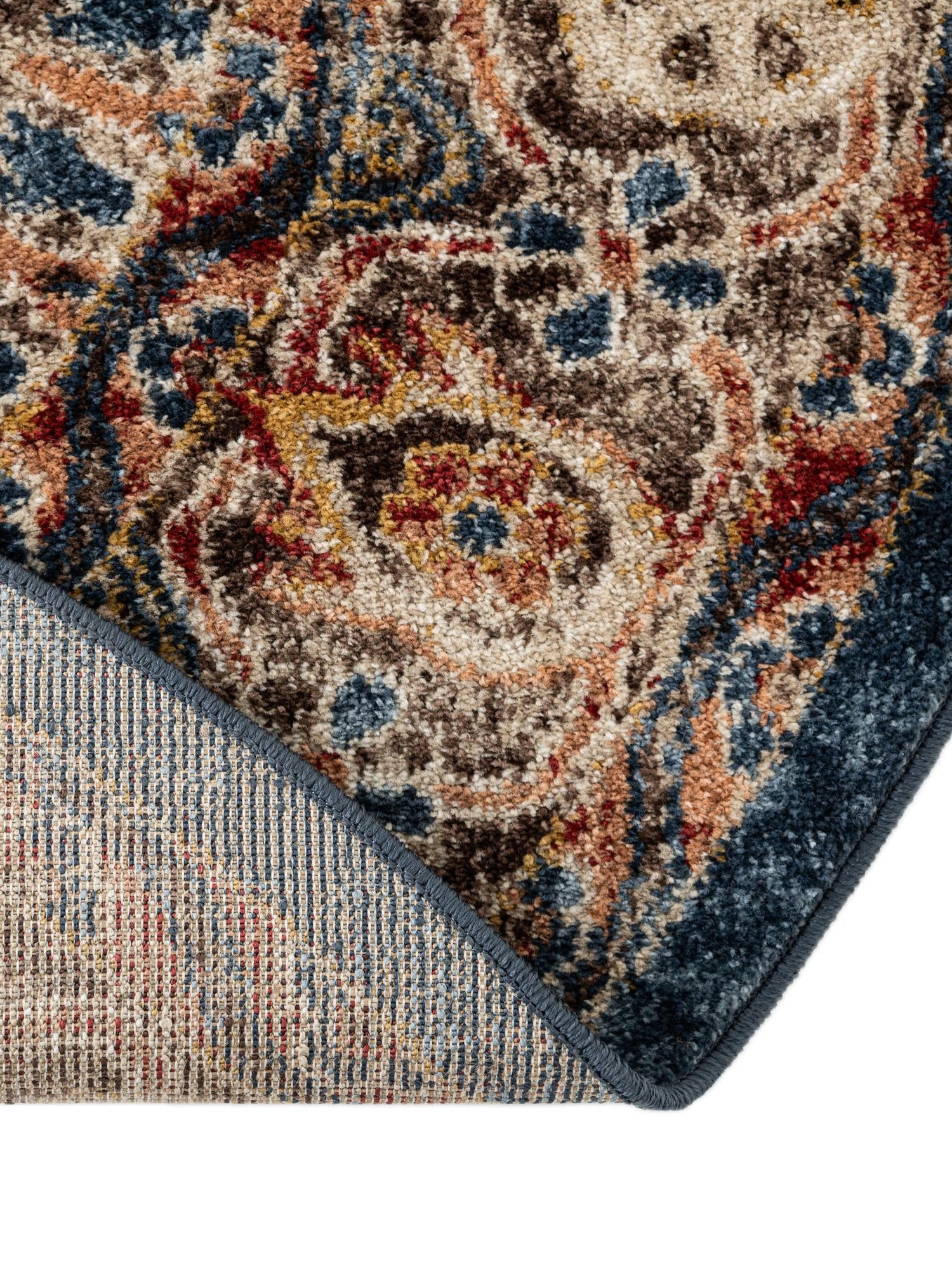 Blue 3' 3 x 5' 3 Utopia Oval Area Rug Traditional Vintage Persian Inspired Vivid Color Durable Carpet for Unique Interiors for Sale at Rug Engine