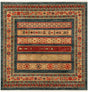 Blue 6' 1 x 6' 1 Fars Square Area Rug 100% Polypropylene Unique Traditional Carpet for Classical Living, Dining Room & Office Spaces for Sale at Rug Engine