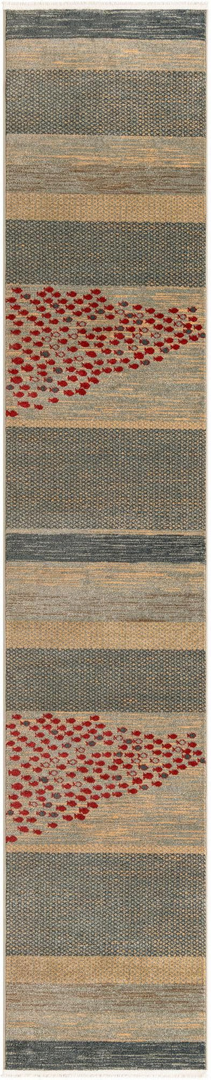 Blue 2' 7 x 12' Fars Runner Area Rug 100% Polypropylene Unique Traditional Carpet for Classical Living, Dining Room & Office Spaces for Sale at Rug Engine
