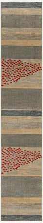 Blue 2' 7 x 12' Fars Runner Area Rug 100% Polypropylene Unique Traditional Carpet for Classical Living, Dining Room & Office Spaces for Sale at Rug Engine