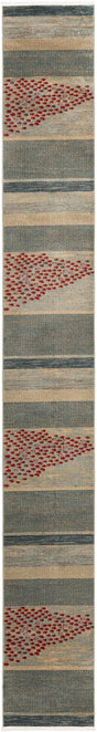 Blue 2' 7 x 19' 8 Fars Runner Area Rug 100% Polypropylene Unique Traditional Carpet for Classical Living, Dining Room & Office Spaces for Sale at Rug Engine