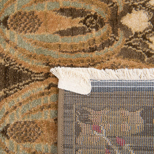 Brown 2' 7 x 12' Edinburgh Runner Area Rug 100% Polypropylene Easy Clean With Cotton Backing Traditional Classic Design Carpet for Living, Dining Room, Office for Sale at Rug Engine