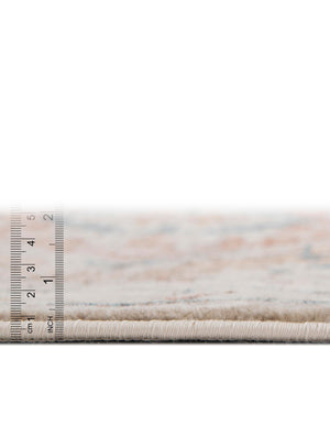Beige 5' 3 x 5' 3 Oslo Round Area Rug 100% Polypropylene Traditional Classic Vintage Distressed Carpet for Indoor Home Decor for Sale at Rug Engine