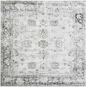 Gray 13' 1 x 13' 1 Sofia Square Area Rug Durable Easy Clean Stain Resistant Unique Carpet for Affordable Interior Home Design for Sale at Rug Engine