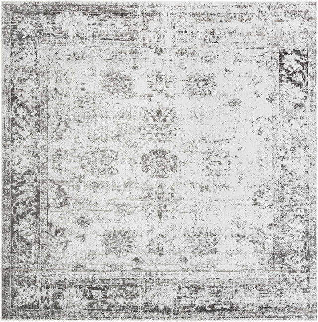 Gray 13' 1 x 13' 1 Sofia Square Area Rug Durable Easy Clean Stain Resistant Unique Carpet for Affordable Interior Home Design for Sale at Rug Engine