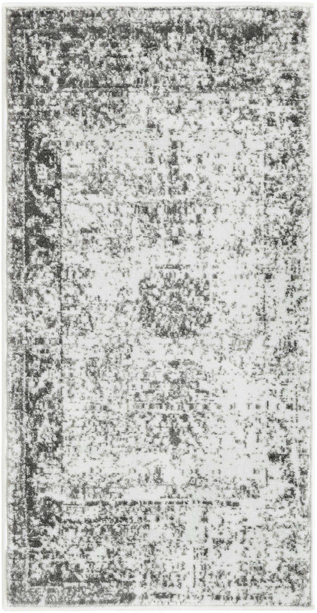 Gray 2' x 4' 1 Sofia Runner Area Rug Durable Easy Clean Stain Resistant Unique Carpet for Affordable Interior Home Design for Sale at Rug Engine