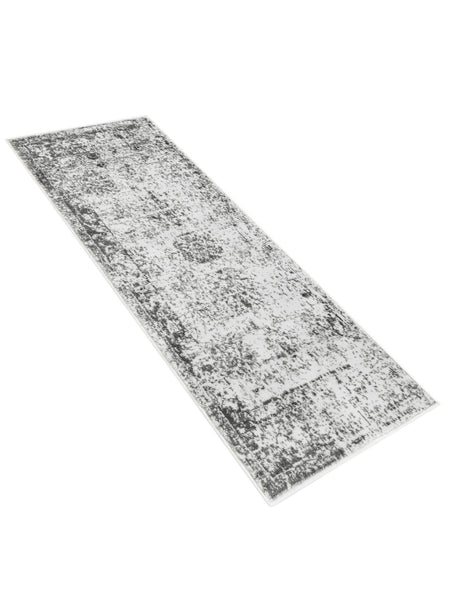Gray 2' x 5' 1 Sofia Runner Area Rug Durable Easy Clean Stain Resistant Unique Carpet for Affordable Interior Home Design for Sale at Rug Engine