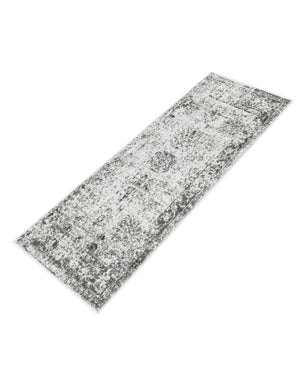 Gray 2' x 5' 1 Sofia Runner Area Rug Durable Easy Clean Stain Resistant Unique Carpet for Affordable Interior Home Design for Sale at Rug Engine
