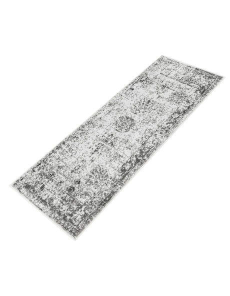 Gray 2' x 5' 1 Sofia Runner Area Rug Durable Easy Clean Stain Resistant Unique Carpet for Affordable Interior Home Design for Sale at Rug Engine