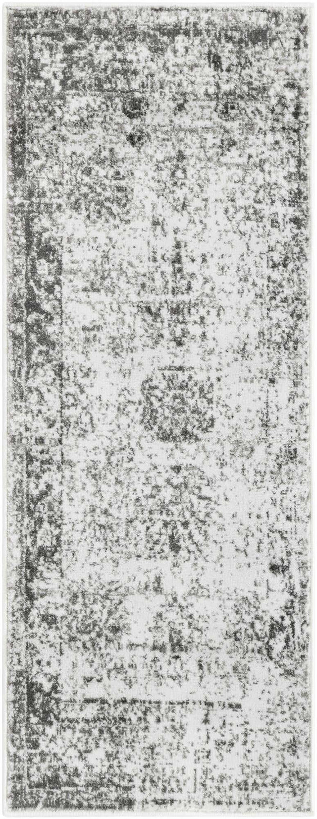 Gray 2' x 5' 1 Sofia Runner Area Rug Durable Easy Clean Stain Resistant Unique Carpet for Affordable Interior Home Design for Sale at Rug Engine