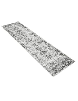 Gray 2' x 8' Sofia Runner Area Rug Durable Easy Clean Stain Resistant Unique Carpet for Affordable Interior Home Design for Sale at Rug Engine
