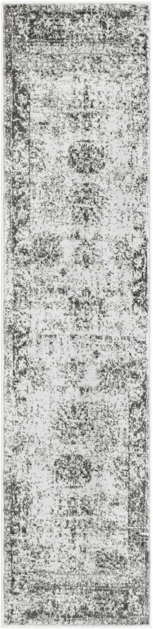 Gray 2' x 8' Sofia Runner Area Rug Durable Easy Clean Stain Resistant Unique Carpet for Affordable Interior Home Design for Sale at Rug Engine