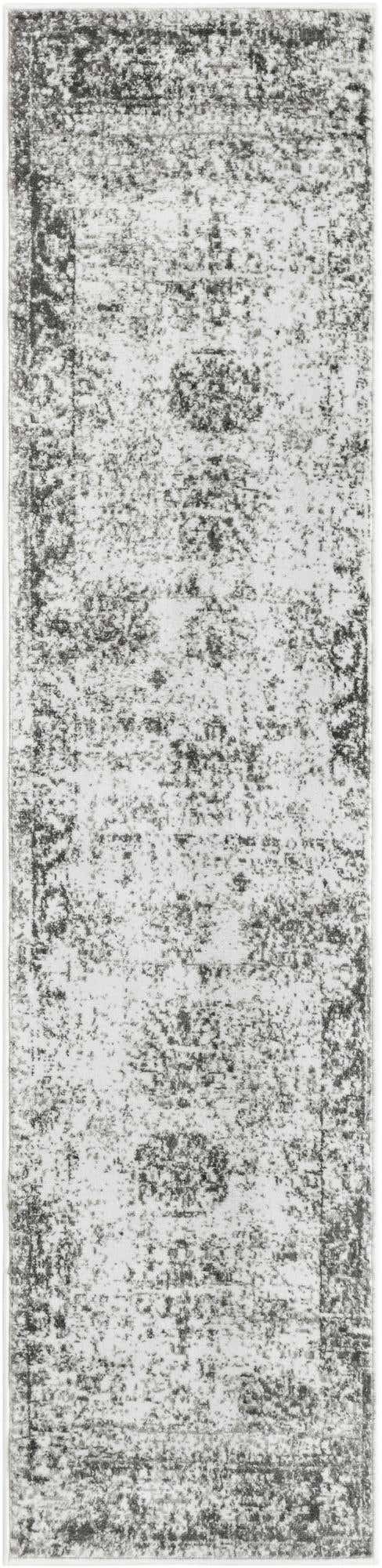 Gray 2' x 8' Sofia Runner Area Rug Durable Easy Clean Stain Resistant Unique Carpet for Affordable Interior Home Design for Sale at Rug Engine