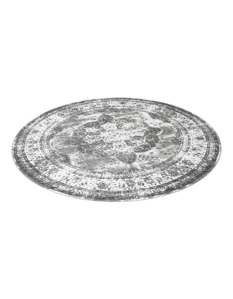 Gray 13' 1 x 13' 1 Sofia Round Area Rug Durable Easy Clean Stain Resistant Unique Carpet for Affordable Interior Home Design for Sale at Rug Engine
