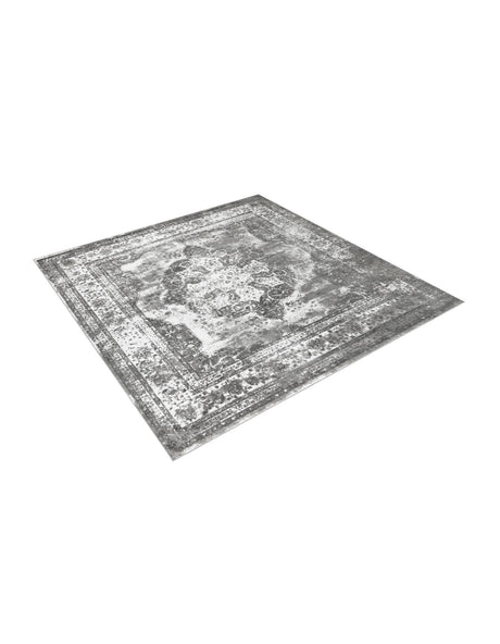 Gray 13' 1 x 13' 1 Sofia Square Area Rug Durable Easy Clean Stain Resistant Unique Carpet for Affordable Interior Home Design for Sale at Rug Engine