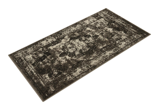 Gray 2' x 4' 1 Sofia Runner Area Rug Durable Easy Clean Stain Resistant Unique Carpet for Affordable Interior Home Design for Sale at Rug Engine