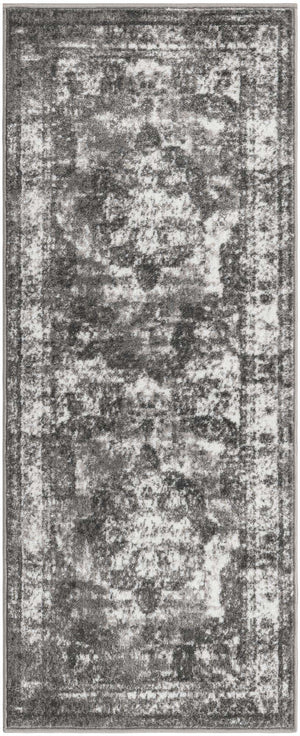 Gray 2' x 5' 1 Sofia Runner Area Rug Durable Easy Clean Stain Resistant Unique Carpet for Affordable Interior Home Design for Sale at Rug Engine