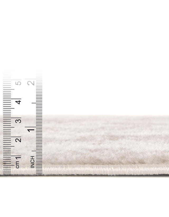 Beige 3' 1 x 6' 1 Sofia Semicircle Hearth Rug