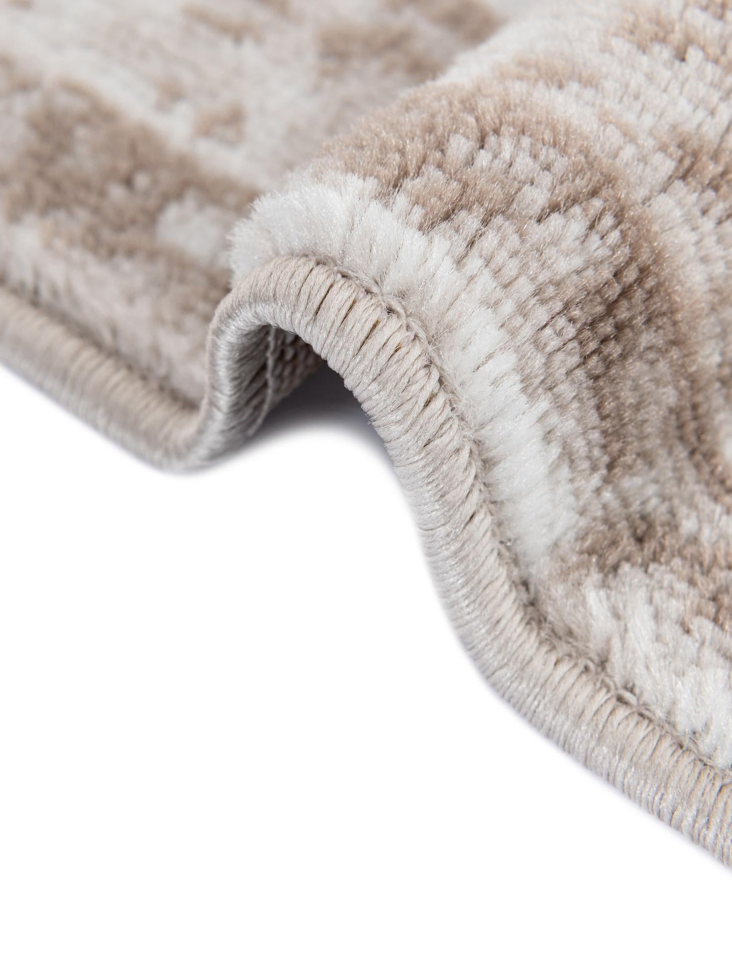 Beige 3' 1 x 6' 1 Sofia Hearth Half-Round Semicircle Area Rug Durable Easy Clean Stain Resistant Unique Carpet for Affordable Interior Home Design for Sale at Rug Engine