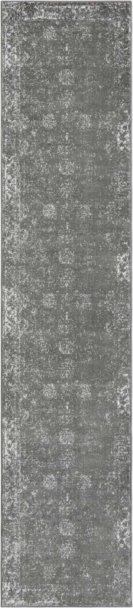 Dark Gray 3' x 12' Sofia Runner Rug