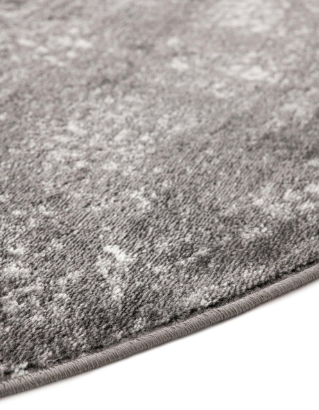 Dark Gray 3' 1 x 6' 1 Sofia Hearth Half-Round Semicircle Area Rug Durable Easy Clean Stain Resistant Unique Carpet for Affordable Interior Home Design for Sale at Rug Engine