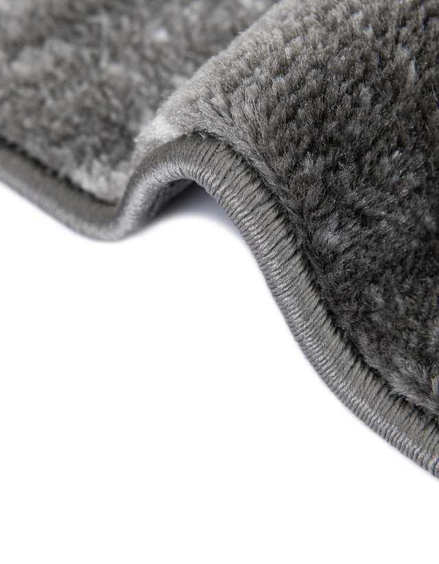 Dark Gray 2' 2 x 4' Sofia Semicircle Hearth Rug