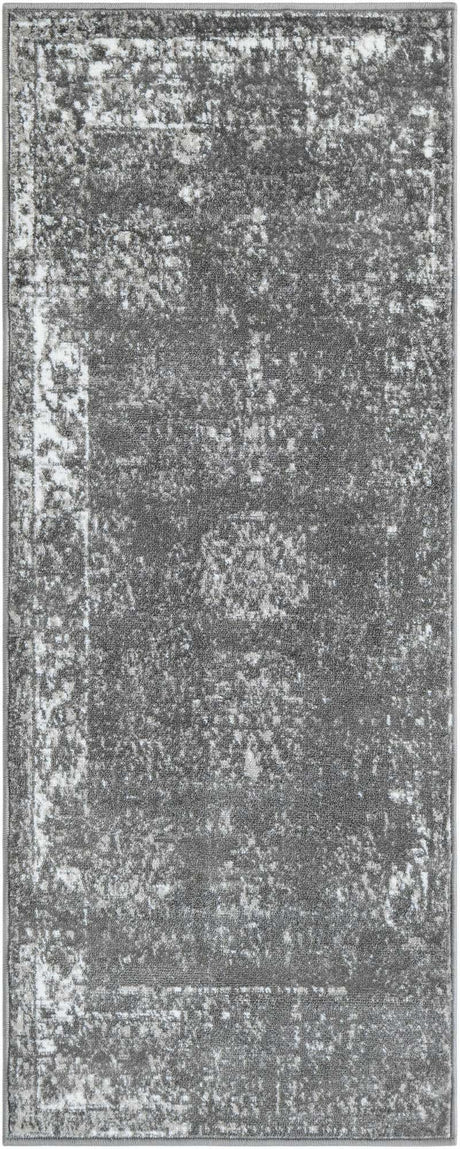 Dark Gray 2' x 5' 1 Sofia Runner Rug