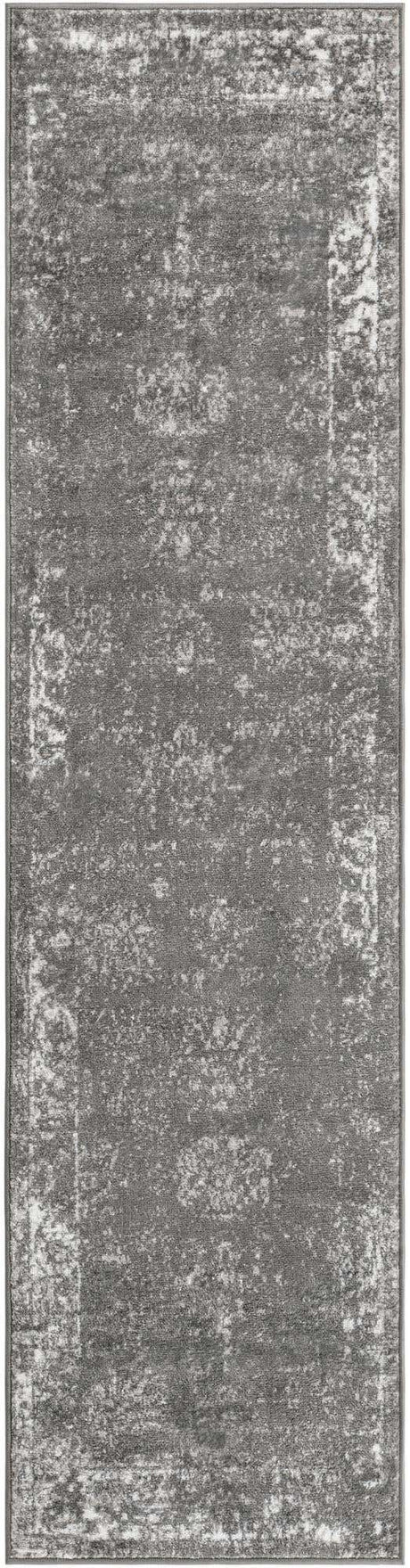 Dark Gray 2' x 8' Sofia Runner Rug