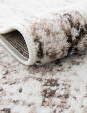 Beige 3' 1 x 6' 1 Sofia Semicircle Hearth Rug