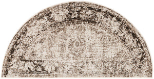 Beige 3' 1 x 6' 1 Sofia Semicircle Hearth Rug