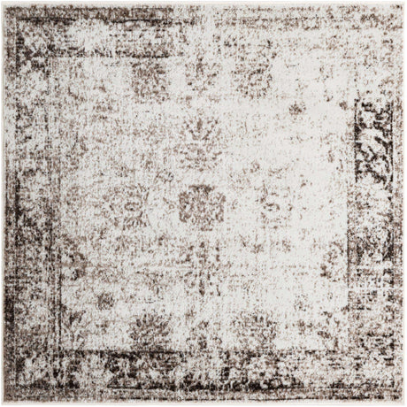 Beige 5' 3 x 5' 3 Sofia Square Rug