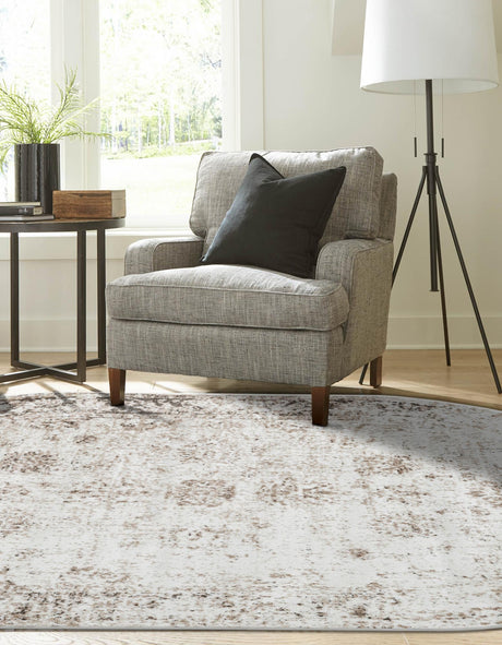 Beige 5' 3 x 8' Sofia Oval Area Rug Durable Easy Clean Stain Resistant Unique Carpet for Affordable Interior Home Design for Sale at Rug Engine