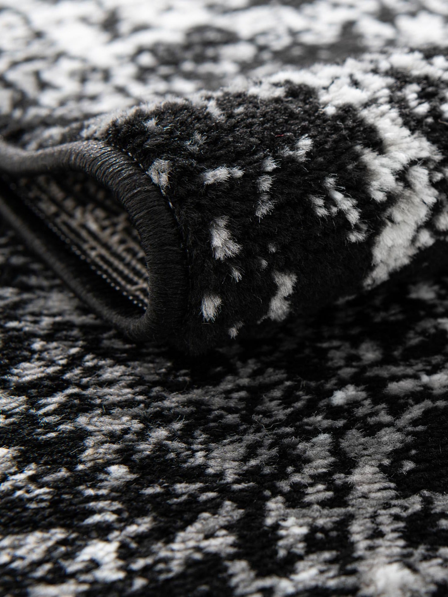 Black 2' 2 x 3' 7 Sofia Hearth Half-Round Semicircle Area Rug Durable Easy Clean Stain Resistant Unique Carpet for Affordable Interior Home Design for Sale at Rug Engine