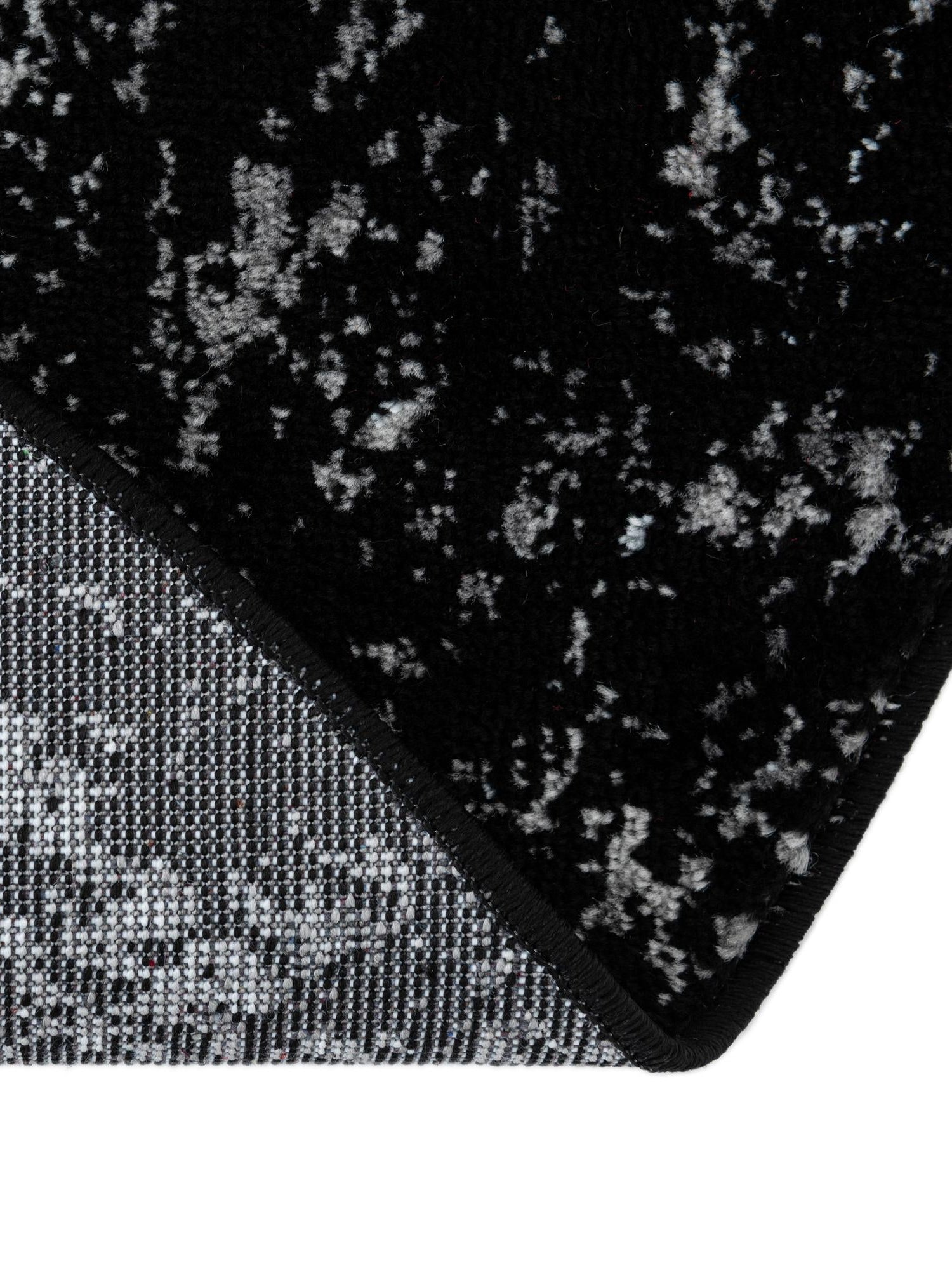 Black 2' 2 x 3' 7 Sofia Hearth Half-Round Semicircle Area Rug Durable Easy Clean Stain Resistant Unique Carpet for Affordable Interior Home Design for Sale at Rug Engine
