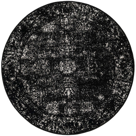 Black 4' 1 x 4' 1 Sofia Round Rug