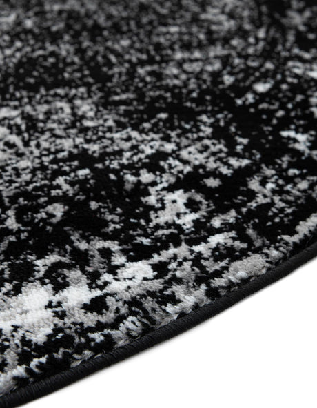 Black 2' x 3' 1 Sofia Oval Area Rug Durable Easy Clean Stain Resistant Unique Carpet for Affordable Interior Home Design for Sale at Rug Engine