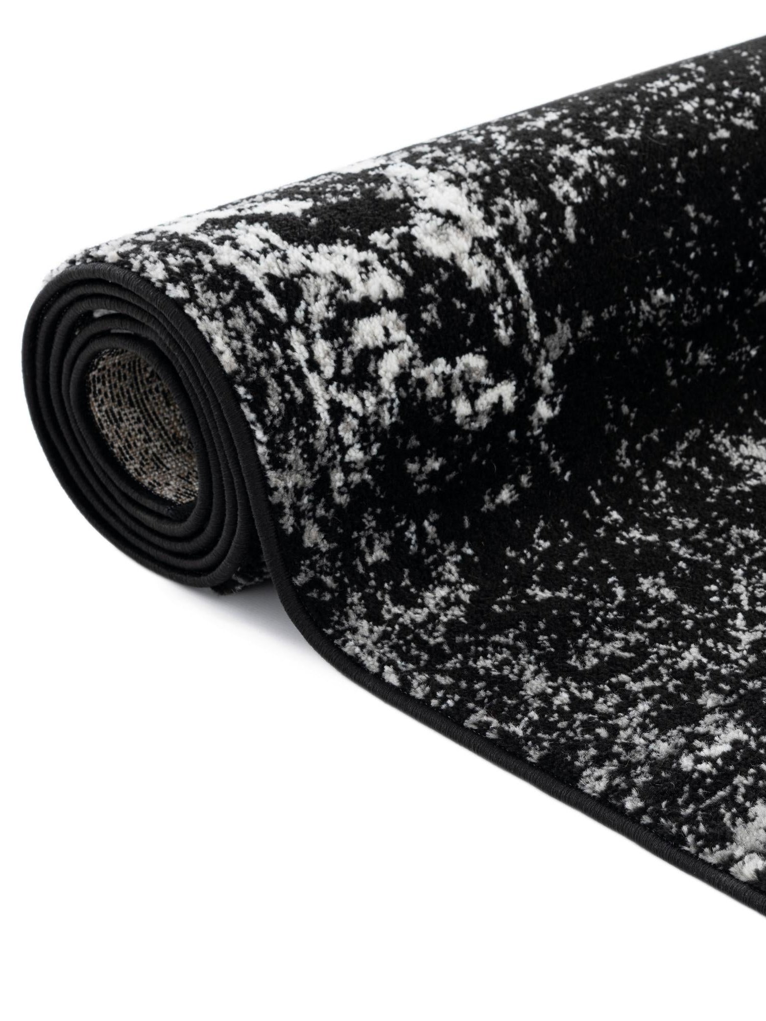 Black 2' x 3' 1 Sofia Oval Area Rug Durable Easy Clean Stain Resistant Unique Carpet for Affordable Interior Home Design for Sale at Rug Engine