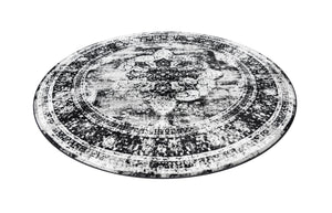 Black 10' x 10' Sofia Round Rug