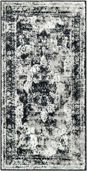 Black 2' x 4' Sofia Runner Rug