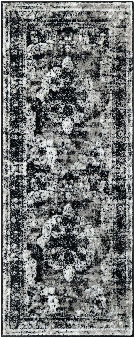 Black 2' x 5' 1 Sofia Runner Rug
