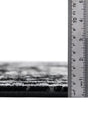 Black 7' 10 x 10' Sofia Oval Area Rug Durable Easy Clean Stain Resistant Unique Carpet for Affordable Interior Home Design for Sale at Rug Engine