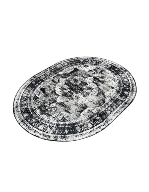 Black 8' x 10' Sofia Oval Rug