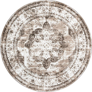 Light Brown 10' x 10' Sofia Round Area Rug Durable Easy Clean Stain Resistant Unique Carpet for Affordable Interior Home Design for Sale at Rug Engine